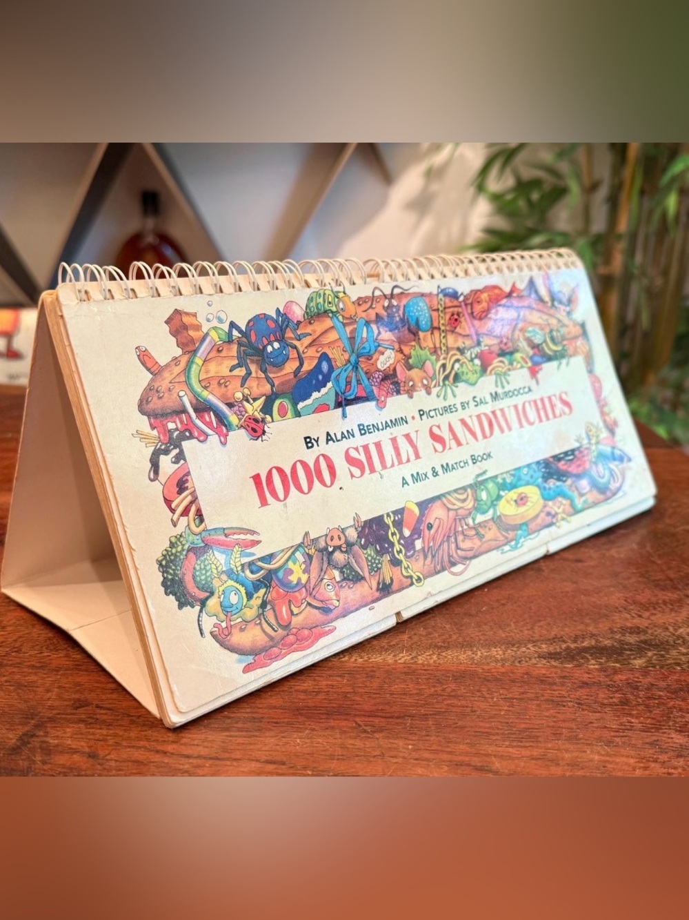1000 Silly Sandwich’s Alan Benjamin Illustrations by Sal Murdocca flip book 1995